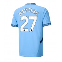 Manchester City Matheus Nunes #27 Kotipaita 2024-25 Lyhythihainen